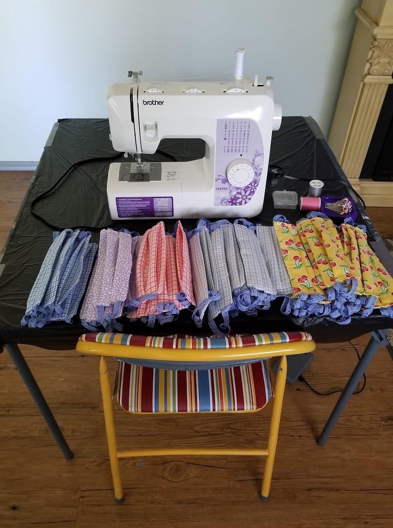 HHFS students deliver first batch of masks East Central